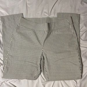 Anne Klein Women’s Stripped Mid-Rise Pants